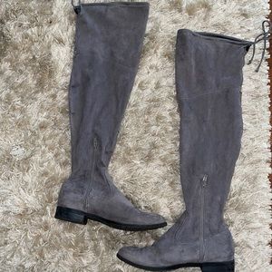 Guess Gray Knee High Boots
